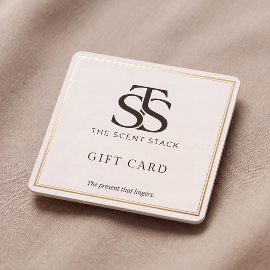 The Scent Stack gift card — the present that lingers