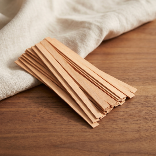 Wooden wicks for sand-wax candles — pack of 30